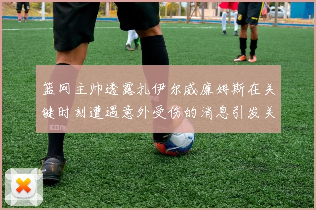 篮网主帅透露扎伊尔威廉姆斯在关键时刻遭遇意外受伤的消息引发关注