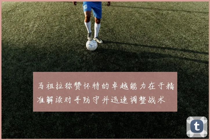 马祖拉称赞怀特的卓越能力在于精准解读对手防守并迅速调整战术